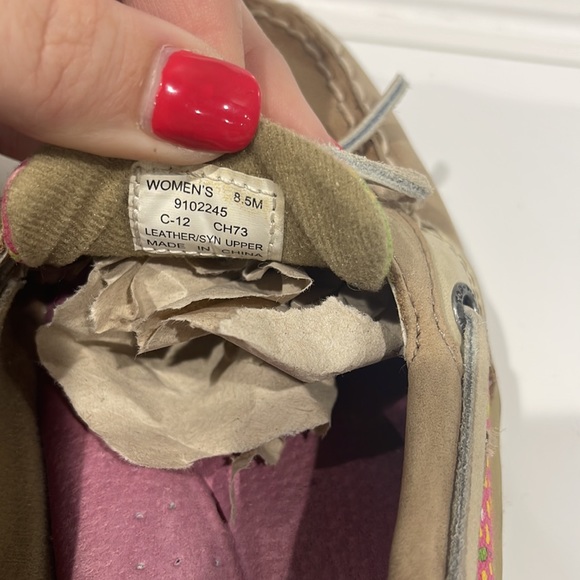 Sperry Top-Sider Women's Boat Shoes Plum Leather Loafers 8.5M - Picture 10 of 10